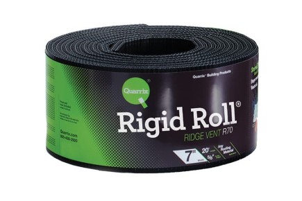 Quarrix Ridge Vent Rigid Roll - 7" and 11 1/4" widths x 20'
