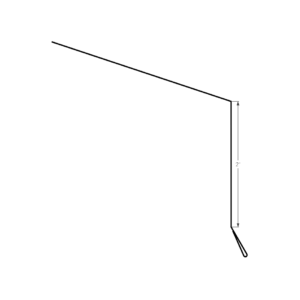 10ft Eave Drip Edge 2"