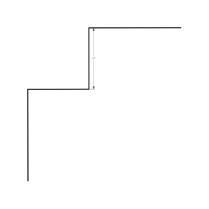 10ft Inside W-Corner