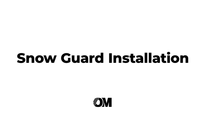 Snow Guard Installation