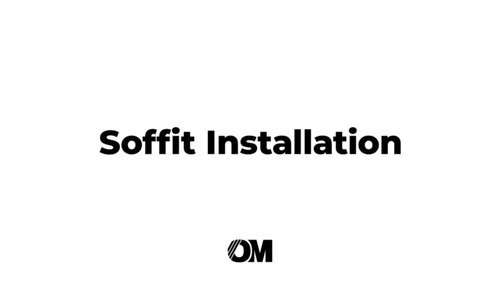 Soffit Installation