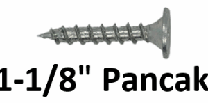 #10-9 x 1-1/8" Pancake Head Screw (bags of 250)